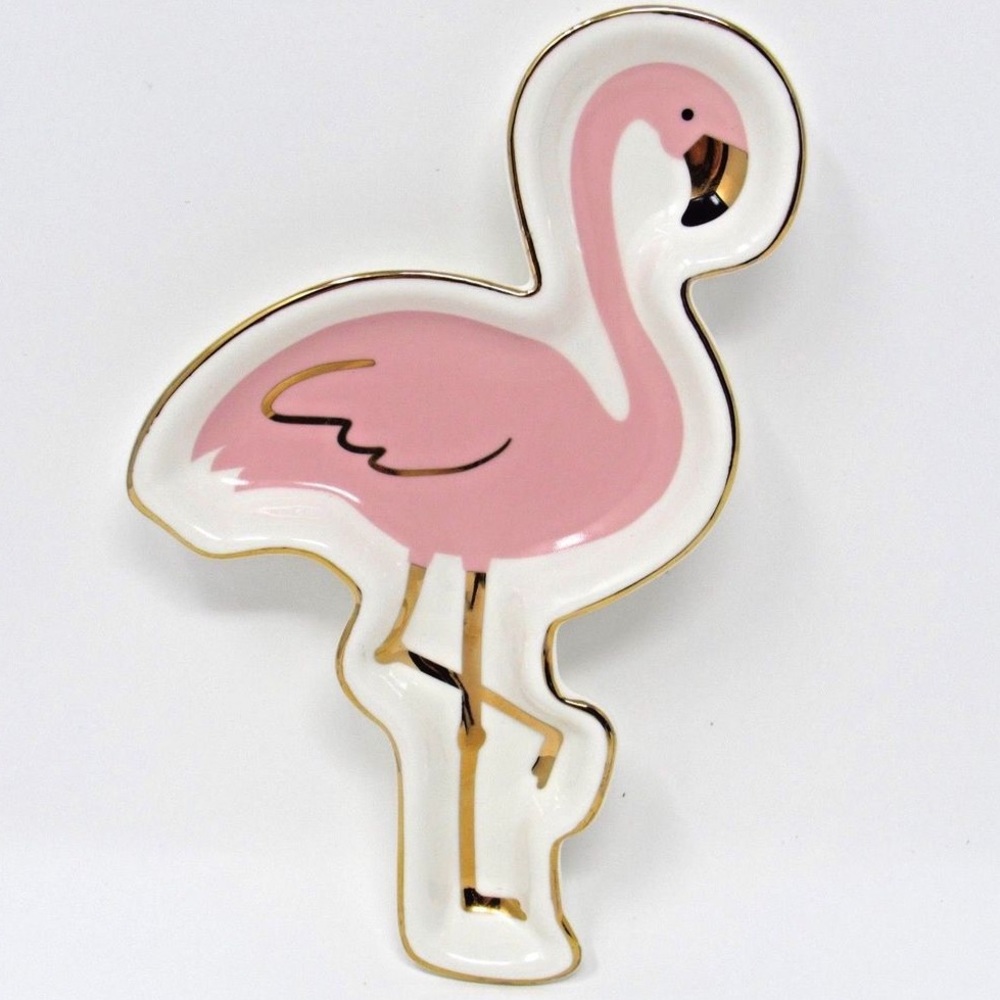 ⭐️ Bundle 5 for $13 • Flamingo Trinket Tray - Picture 3 of 3
